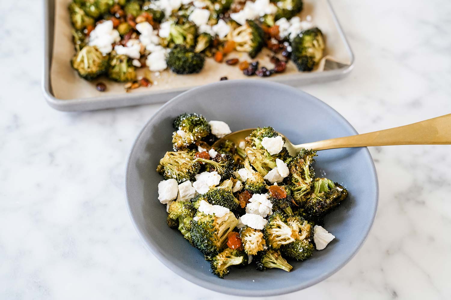 Roasted Broccoli with Ricotta