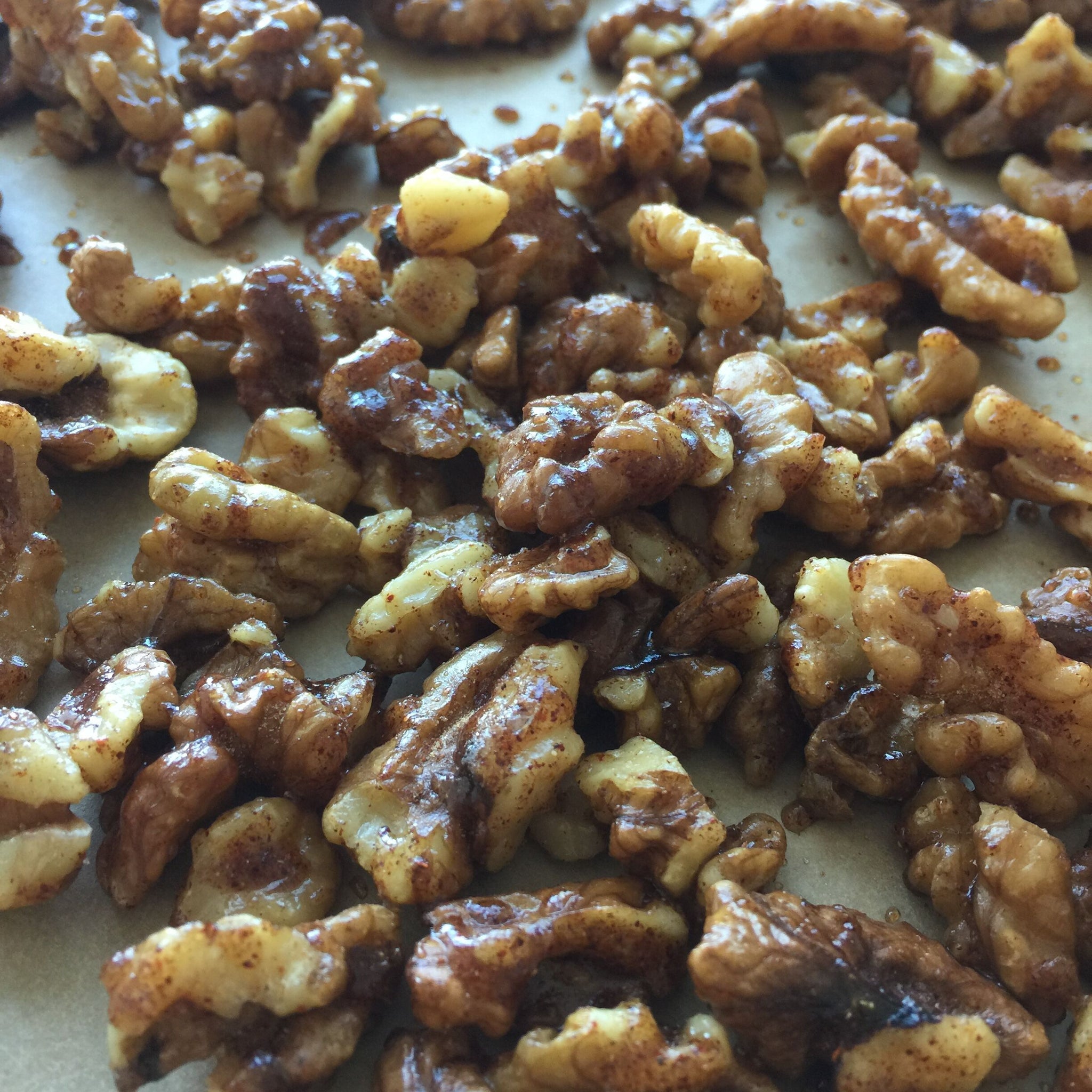 Candied Walnuts With a Kick!